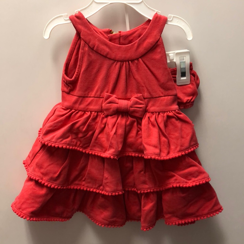 Kate spade 2pc ruffle dress size 12m